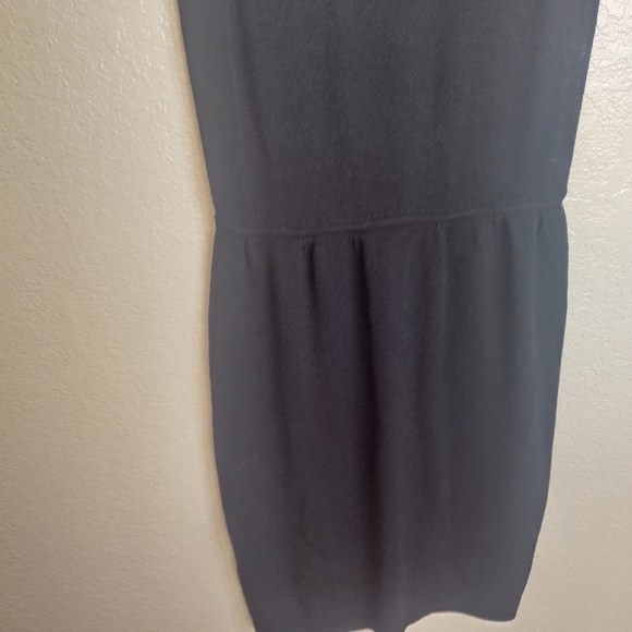 St. John evening Santana knit sleeveless elastic waist pencil dress sz 2 - Picture 6 of 9